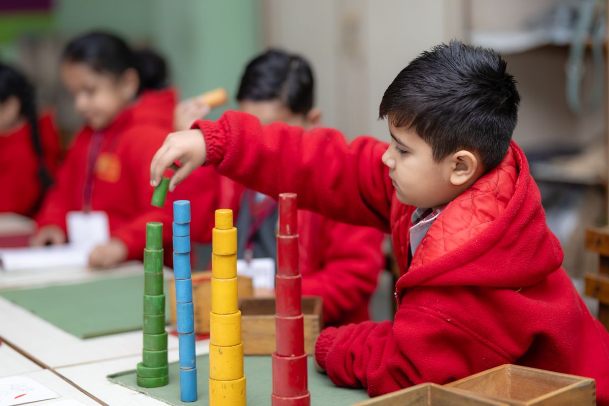 Pre-Primary program at Primanti Montessori Academy, Whittier